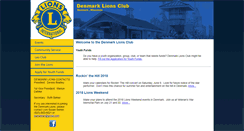 Desktop Screenshot of denmarklionsclub.org